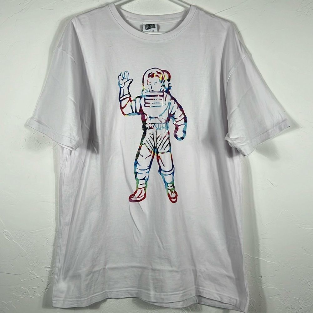 🔥🔥 BILLIONAIRE BOYS CLUB BBC ASTRO SS Designer Tee WHITE Sz XL - PERFECT